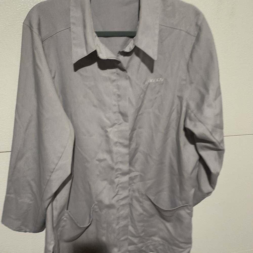 Vintage grey gray silver Mary Kay beauty coat jacket
